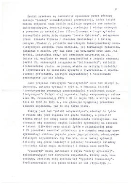List od Zbigniewa Żmigrodzkiego
