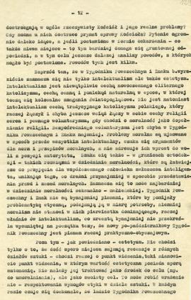 Problem Tygodnika Powszechnego - Próba analizy