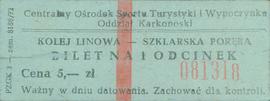 Bilet na kolej linową