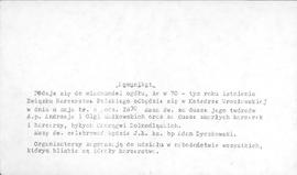Komunikat o mszy za twórców Związku Harcerstwa Polskiego