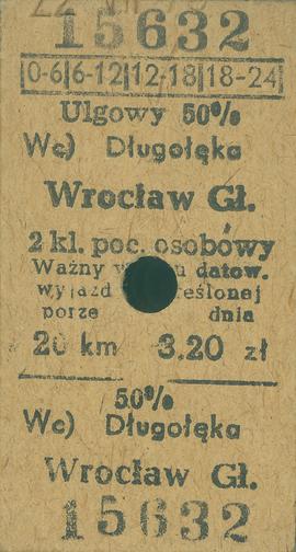Bilet kolejowy