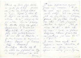 List do Juliana Fercza