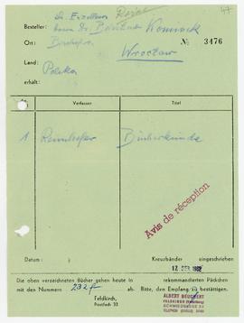 Potwierdzenie nadania
