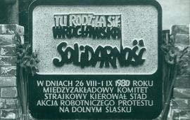 Obchody pierwszej rocznicy strajków sierpniowych